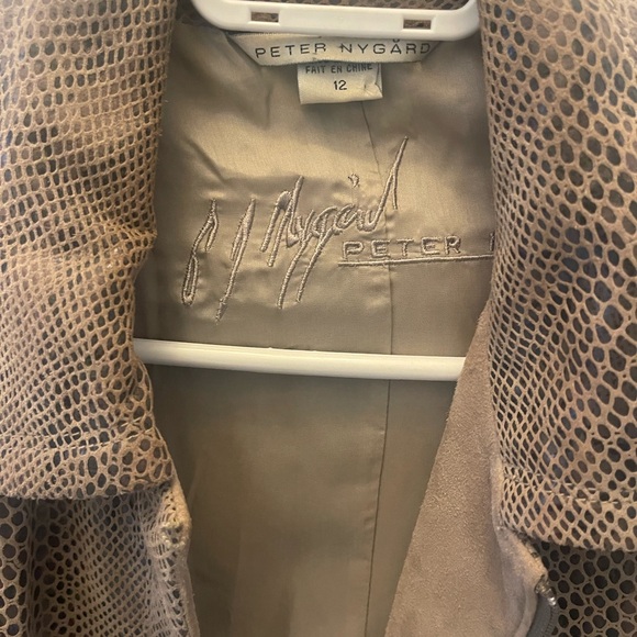 Peter Nygard leather jacket Size 12 - Picture 9 of 9